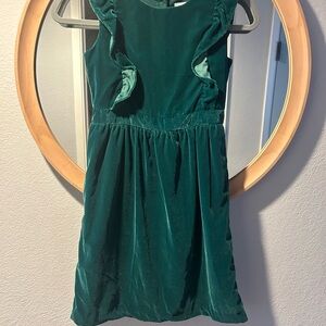 Gymboree Velvet Green Formal Dress
